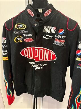 Vintage Chase Authentics Jeff Gordon #24 DuPont NASCAR Racing Jacket Women’s Med